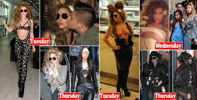 Tingkah Lady Gaga Selama Berada di Inggris